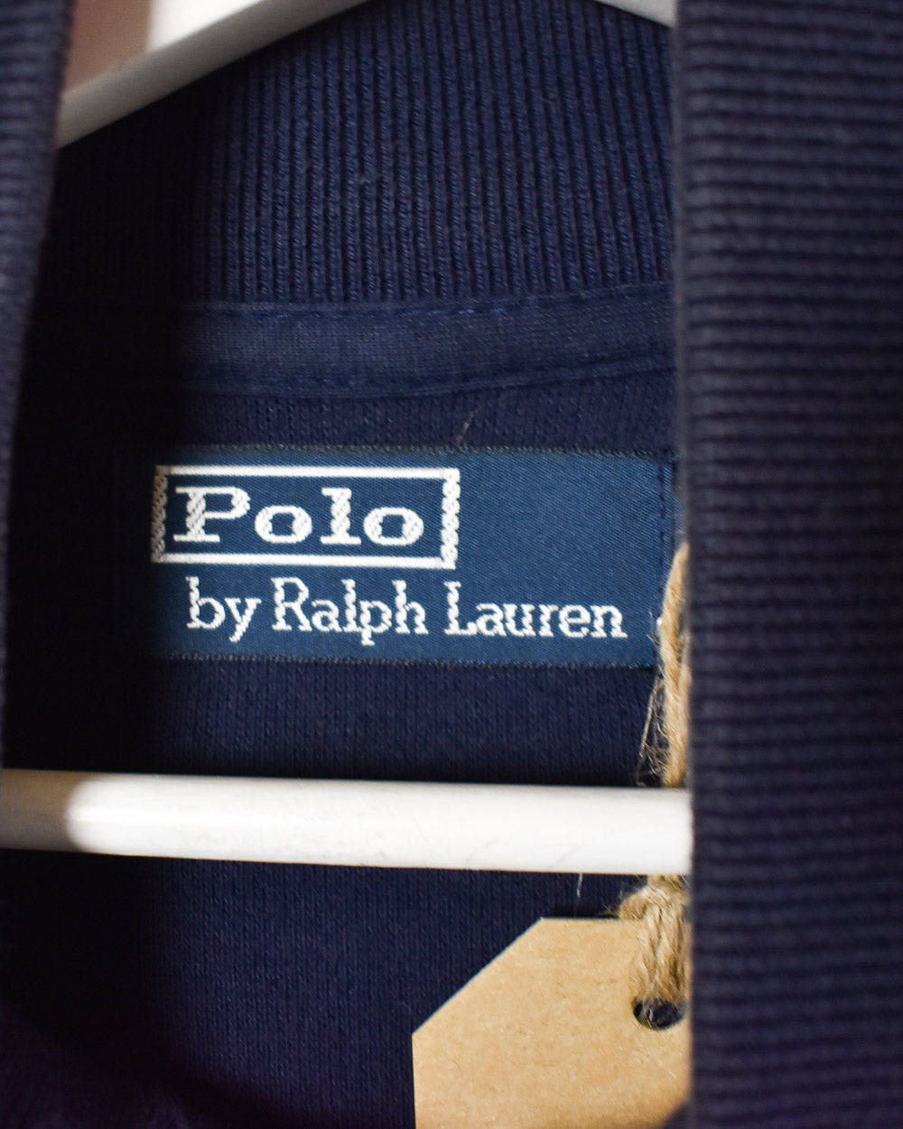 Navy Ralph Lauren Zip-Through Sweatshirt - X-Large