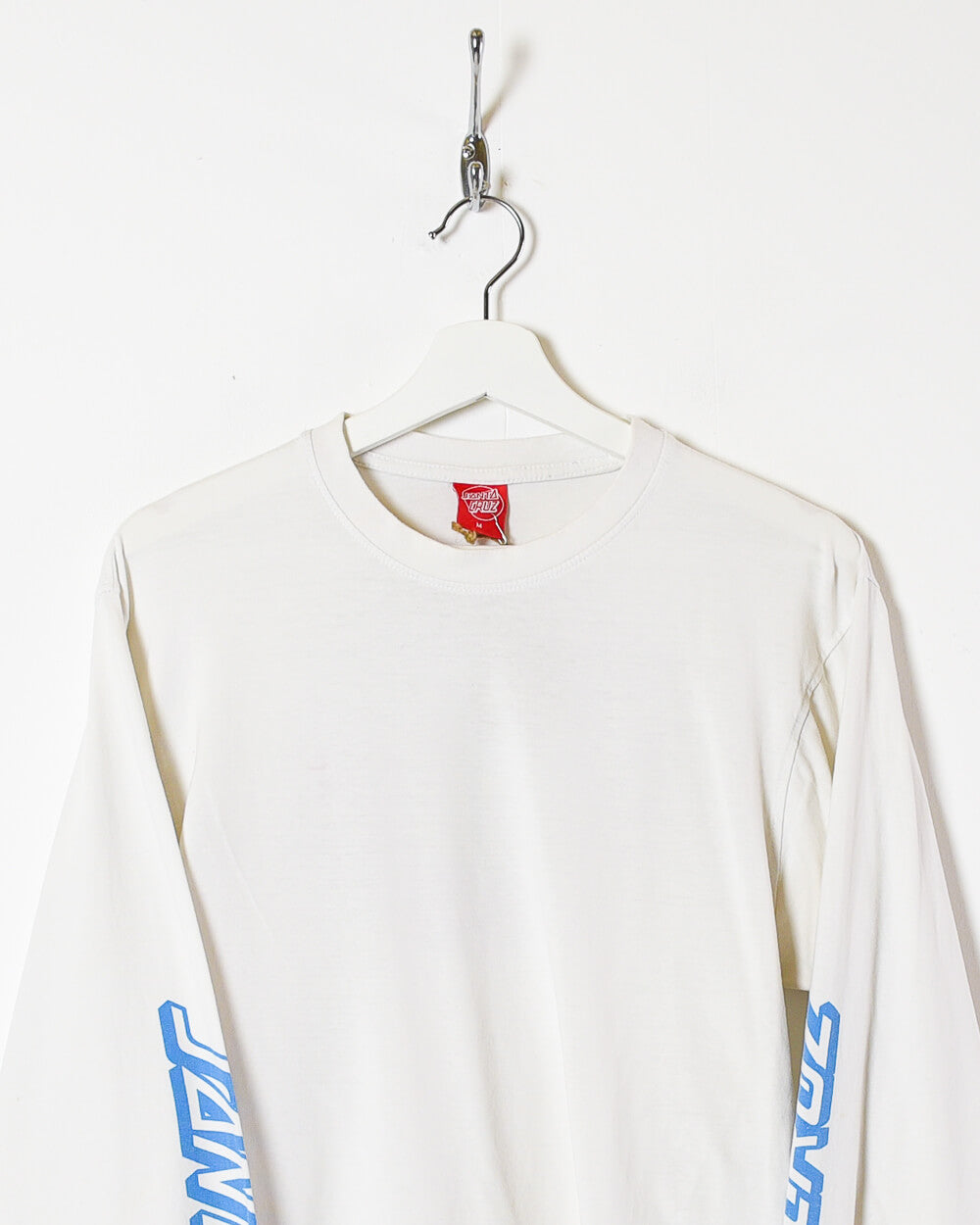 White Santa Cruz Long Sleeved T-Shirt - Medium