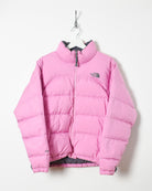 Pink The North Face Women's Puffer Jacket - Medium 