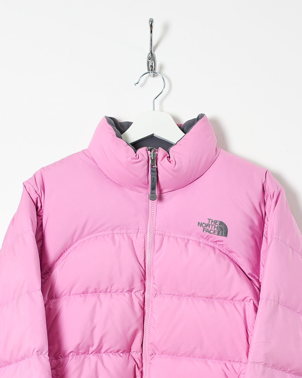 Pink The North Face Women's Puffer Jacket - Medium 