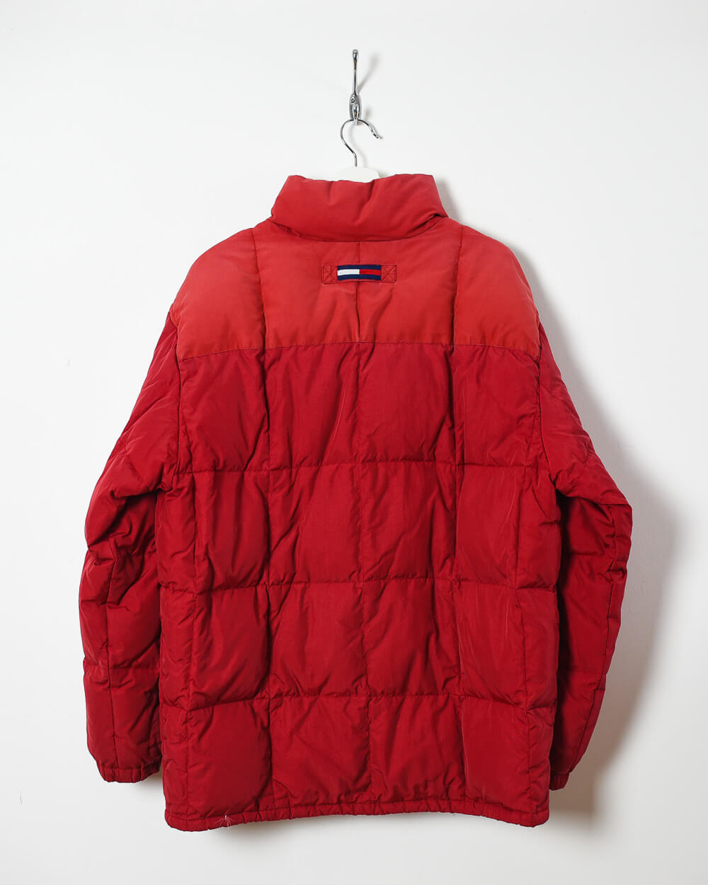 Red Tommy Hilfiger Puffer Jacket - Large