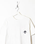 White Sunshine Helicopters Pocket T-Shirt - Medium