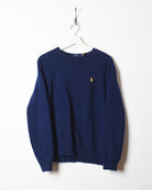 Navy Polo Ralph Lauren Sweatshirt - Small