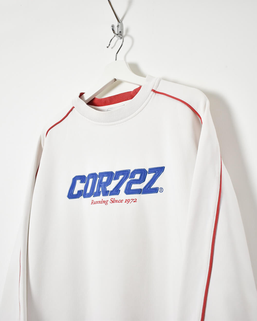 White Nike Cor72z Running Since 1972 Sweatshirt - X-Large