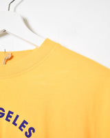 Vintage 00s Yellow Adidas Los Angeles Lakers T-Shirt - Large Cotton– Domno  Vintage