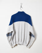 Stone Adidas Zip-Through Sweatshirt - Large