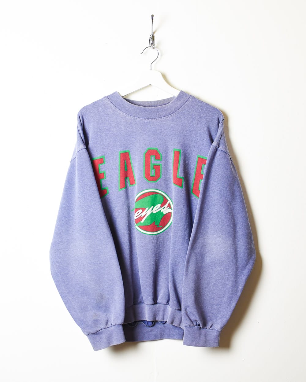 Vintage 00s Purple Eagle Eyes Sweatshirt - Large Cotton– Domno Vintage