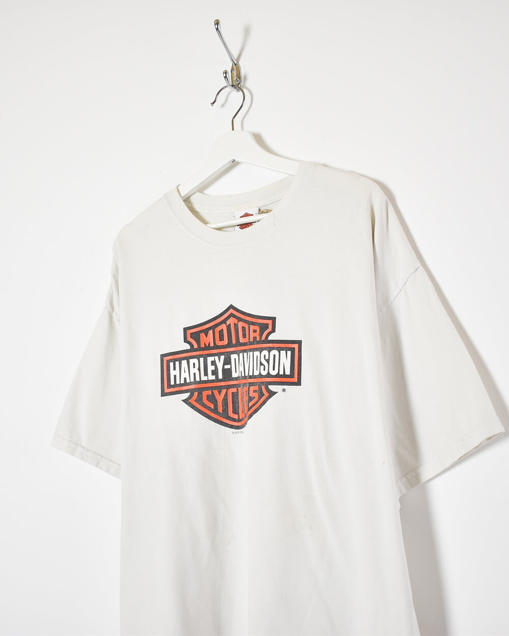 White Harley Davidson Motorcycles T-Shirt - XX-Large