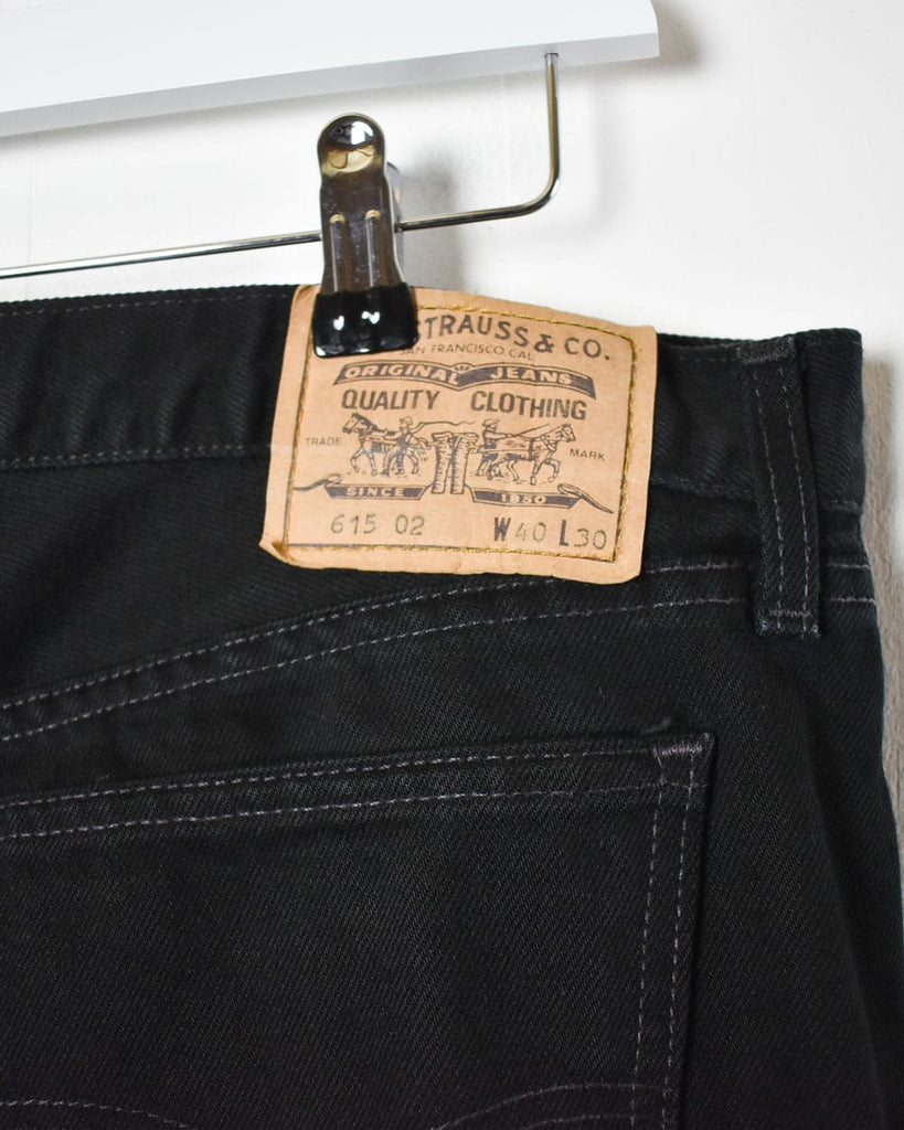 Vintage 90s Black Levi's 615 Jeans - W38 Cotton– Domno Vintage