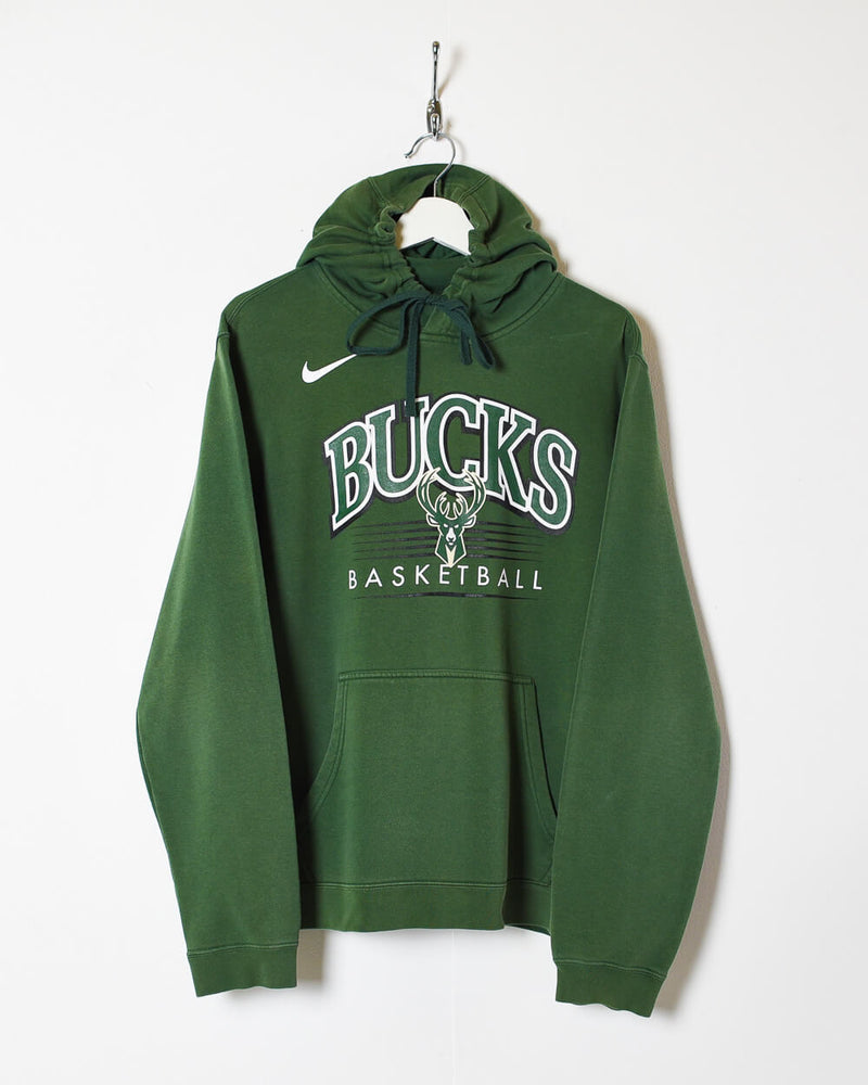 thee nieuws Luxe Vintage 00s Cotton Green Nike Milwaukee Bucks Basketball Hoodie - Medium–  Domno Vintage