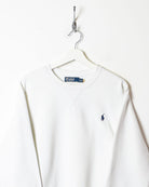White Polo Ralph Lauren Sweatshirt - X-Large
