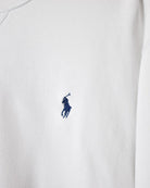 White Polo Ralph Lauren Sweatshirt - X-Large