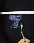 Black Ralph Lauren Polo Jeans Co 1/4 Zip Sweatshirt - X-Large