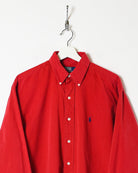 Red Ralph Lauren Shirt -  Medium