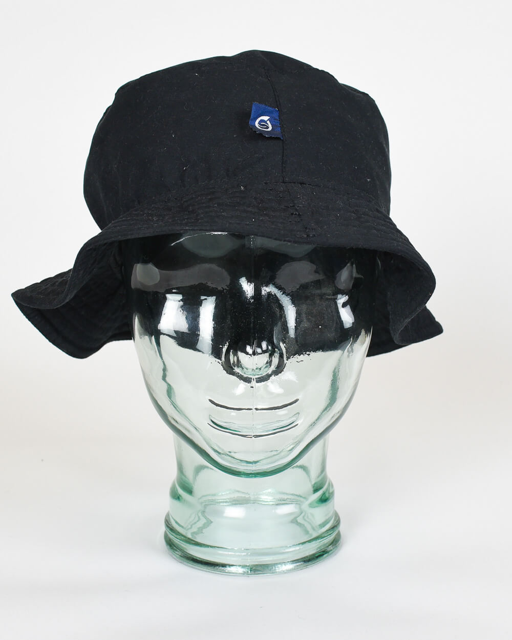 Black Vintage Bucket Hat   