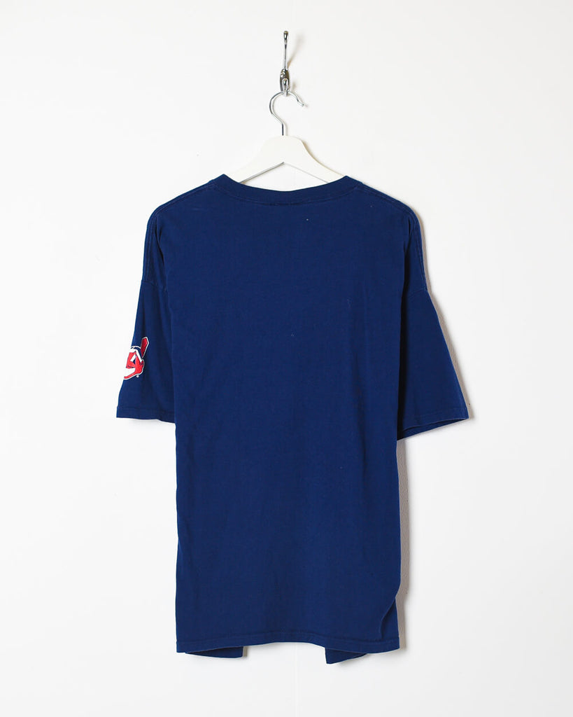 Vintage Cleveland Indians Baseball T Shirt Size XL Nutmeg Mills-See  Description