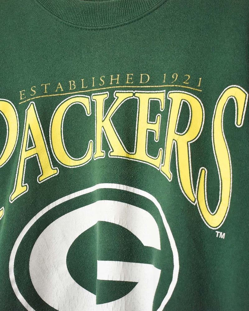 Vintage 90s Green Lee Sport Green Bay Packers Sweatshirt - Medium Cotton–  Domno Vintage