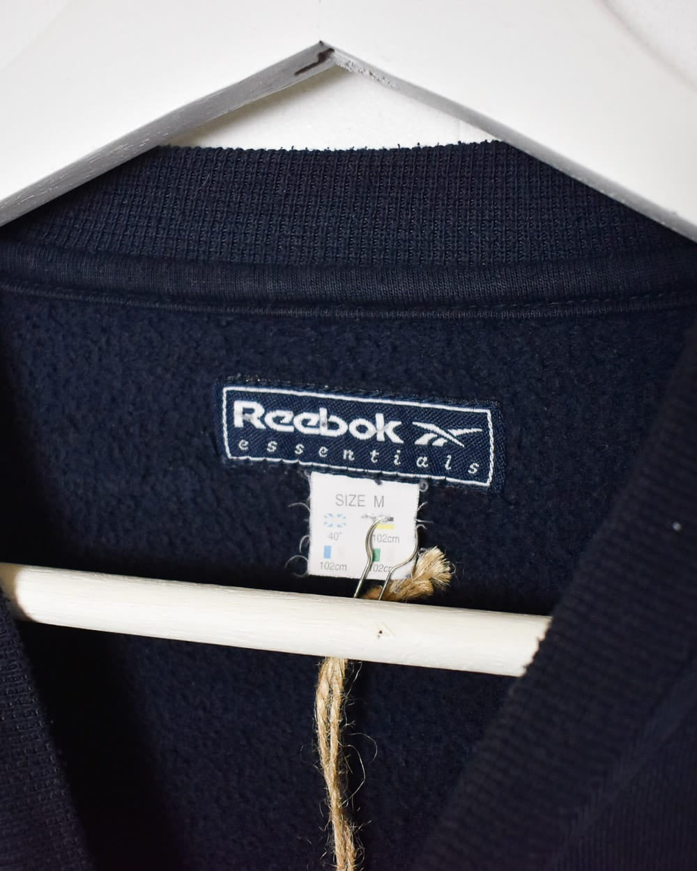 Navy Reebok Sweatshirt - Medium