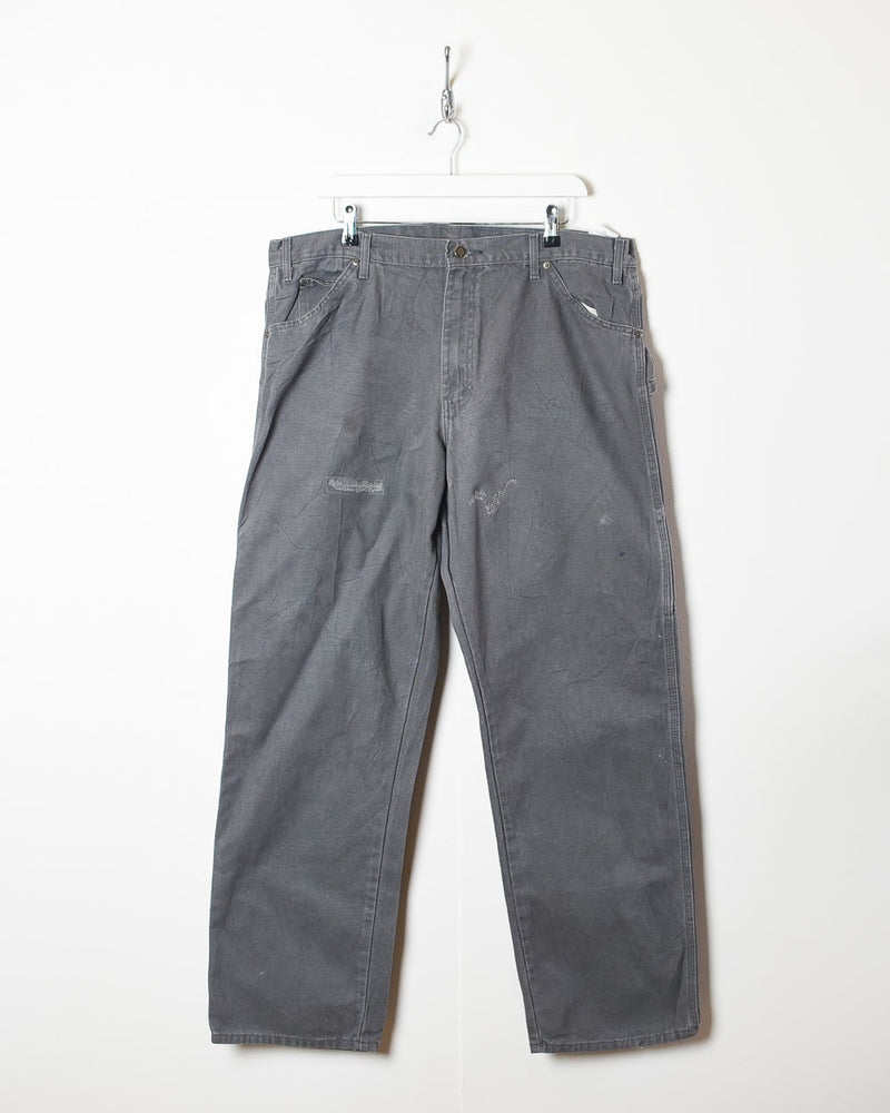 Grey Dickies Distressed Carpenter Jeans - W38 L33