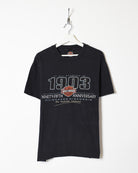 Black Harley Davidson Motorcycles Ninety-Fifth Anniversary T-Shirt - Medium