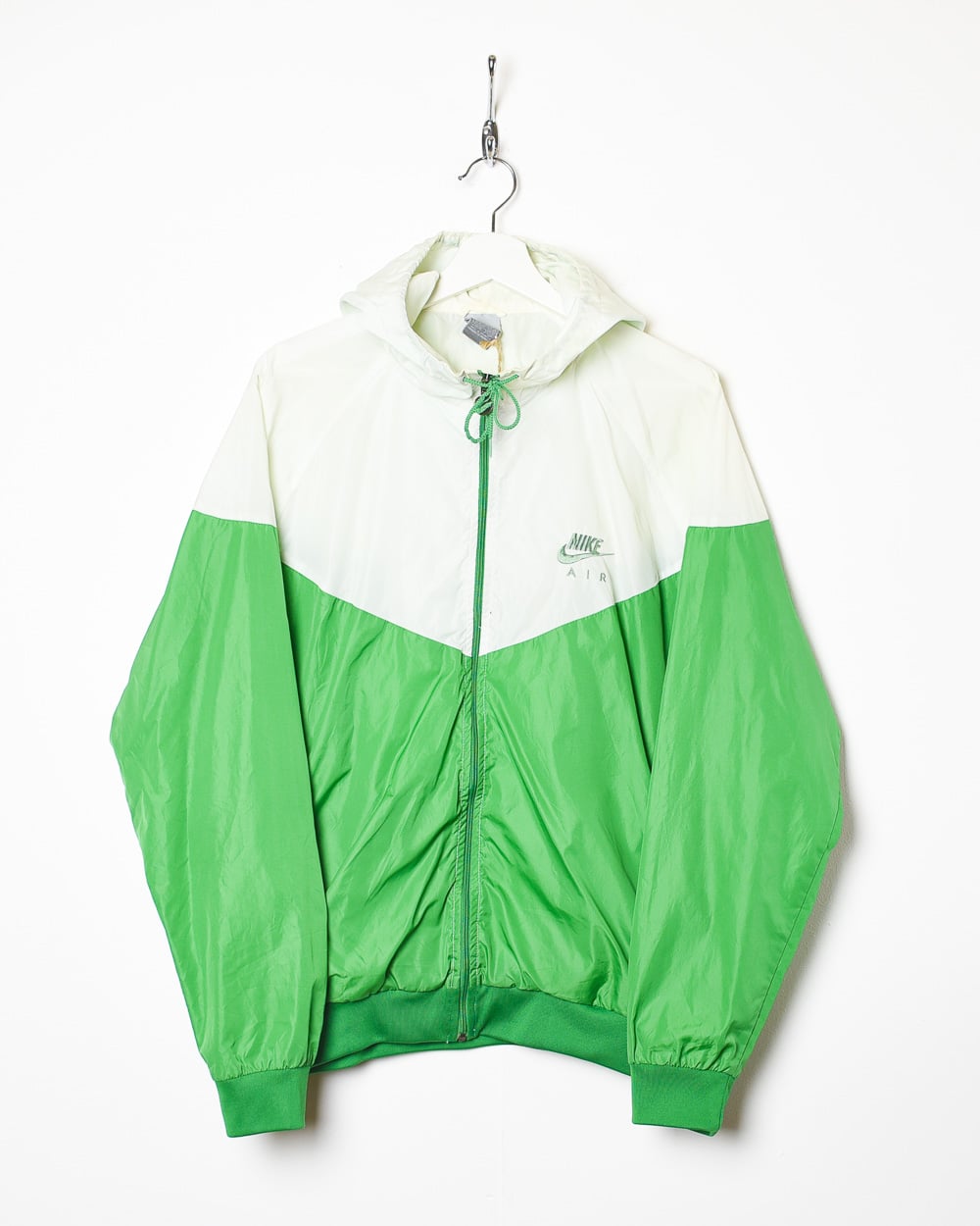 Framsýni opnun Jabeth Wilson vintage nike windbreaker jacket green