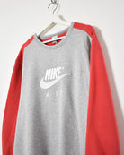 Stone Nike Air Sweatshirt - X-Large