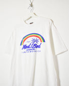 White Mod Bod Santa Monica T-Shirt - X-Large