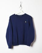 Navy Polo Ralph Lauren Sweatshirt - Small