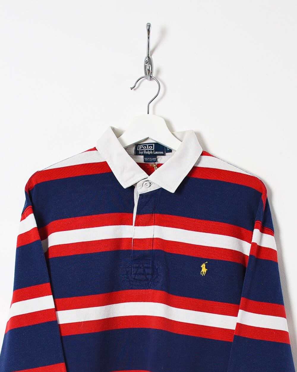 Navy Ralph Lauren Rugby Shirt -  Large