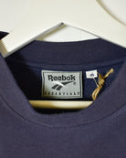 Navy Reebok Women's Sweatshirt - Large