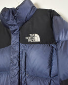 Navy The North Face Windstopper 700 Down Puffer Jacket - Medium