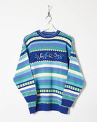 Blue The Sweater Shop Knitted Sweatshirt - Small