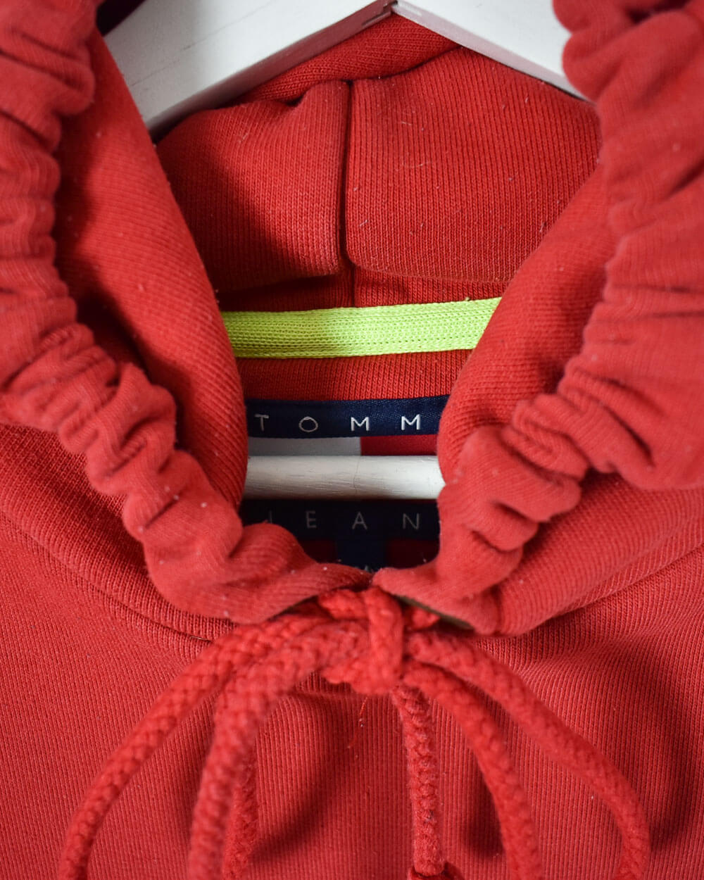 Red Tommy Jeans Sailing Gear Hoodie - Medium