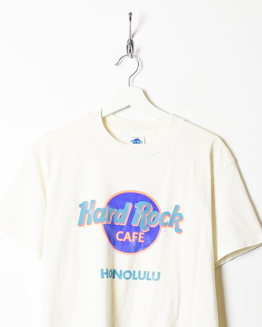 White Hard Rock Café Honolulu T-Shirt - Medium