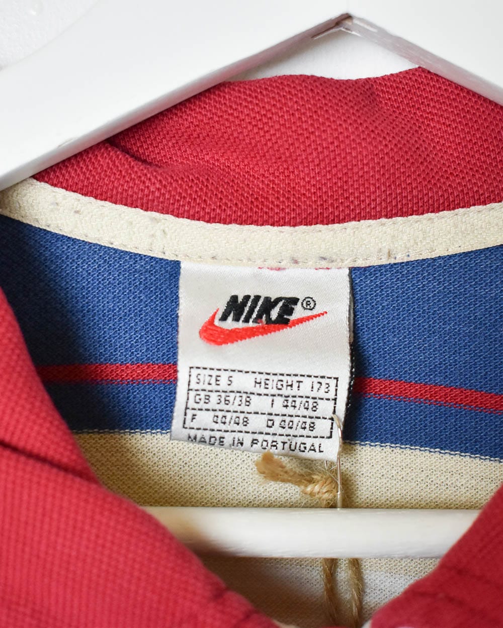 Navy Nike 1/4 Zip Polo Shirt - Small