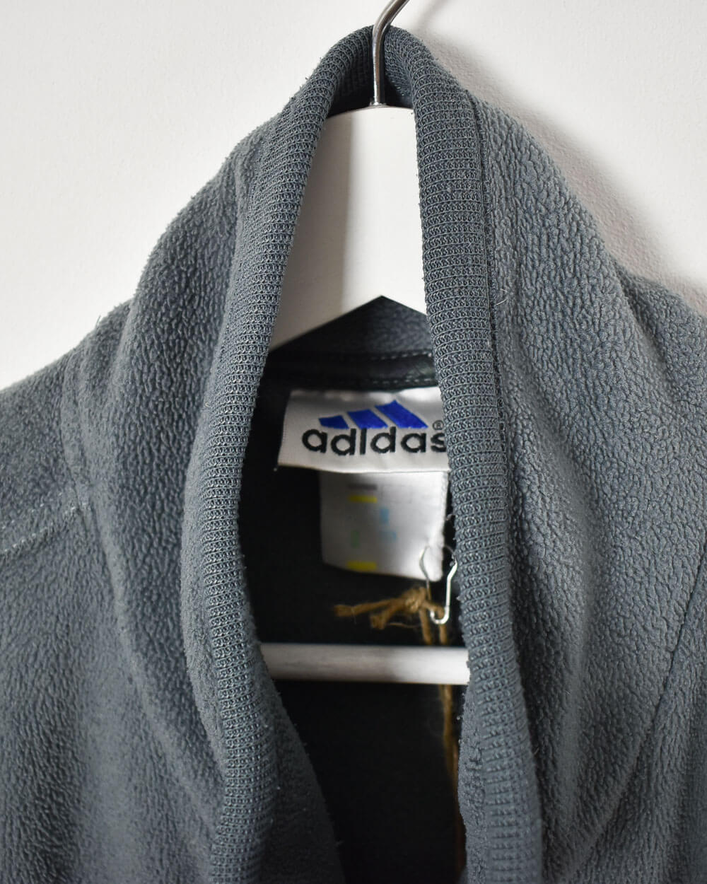 Grey Adidas Zip-Through Fleece - X-Large