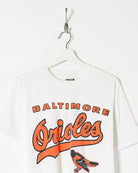 White Best Fruit of the Loom Baltimore Orioles T-Shirt - Medium