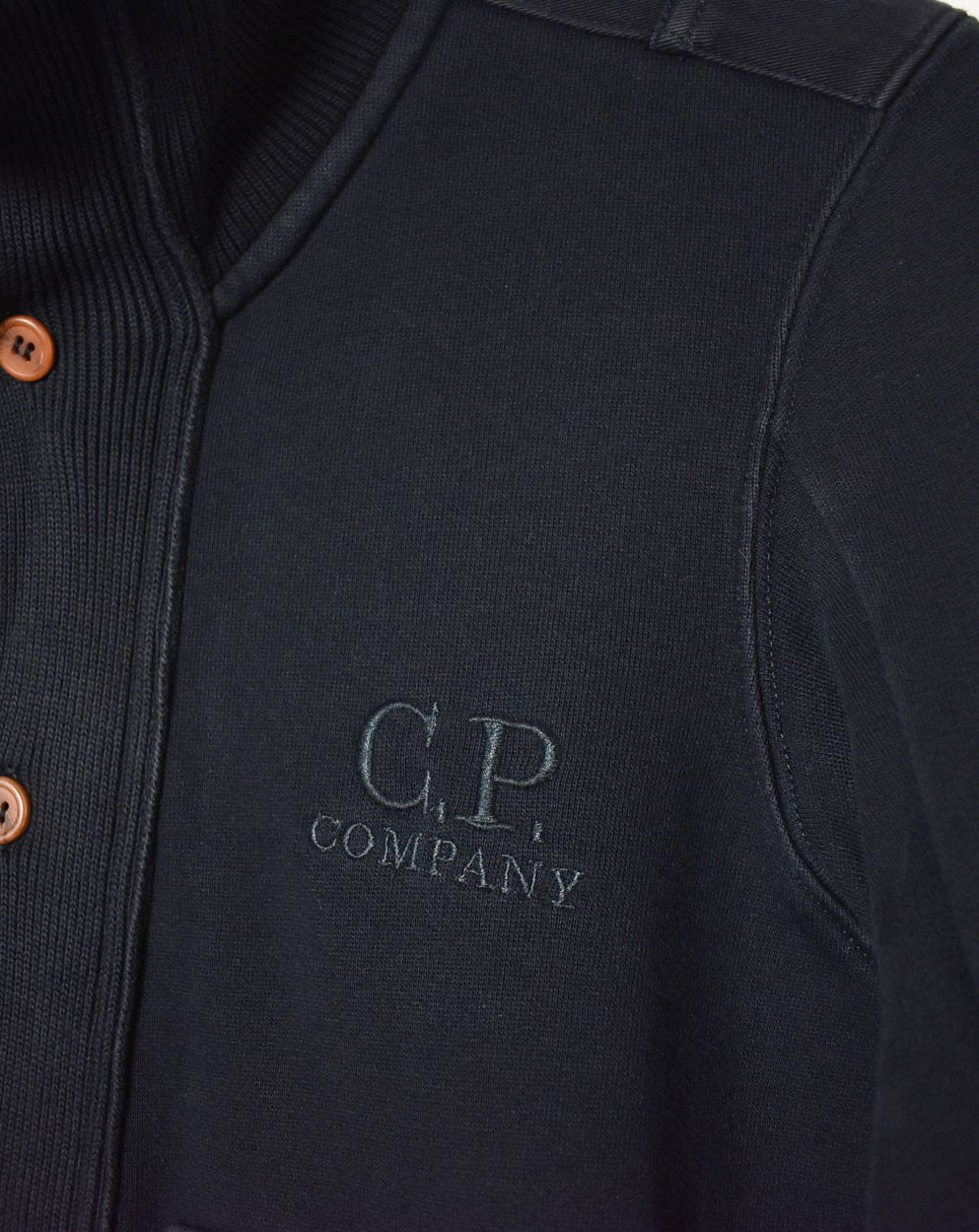 Black CP Company Zip-Through Sweatshirt - X-Small Women's