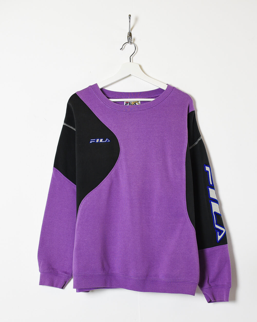 Purple Fila Rework Sweatshirt - X-Large