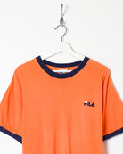 Orange Fila T-Shirt - Large