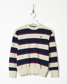 Navy Fred Perry Sweatshirt - XX-Small