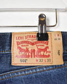 Navy Levi's 501 Jeans - W32 L30