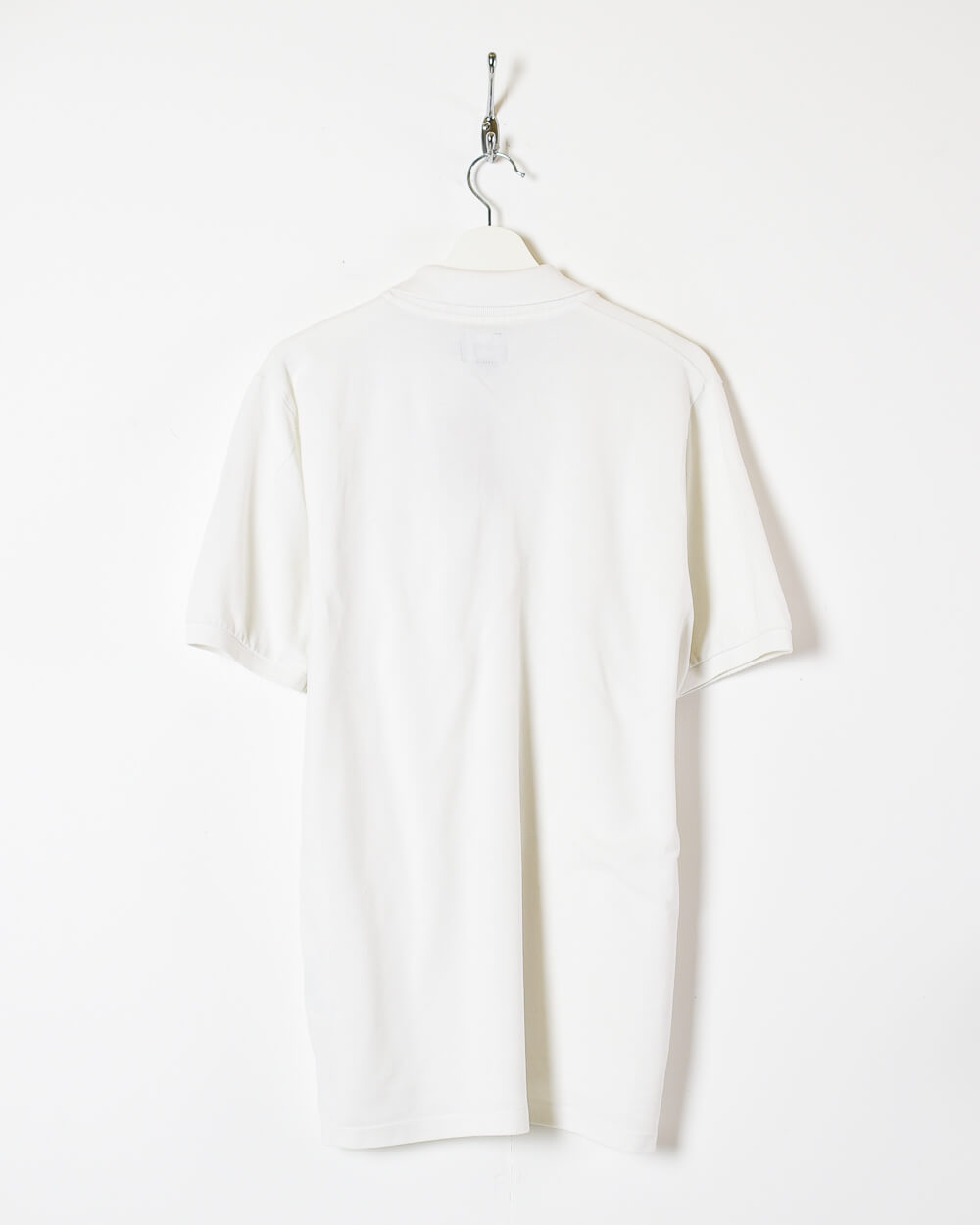 White Stussy Polo Shirt - Large