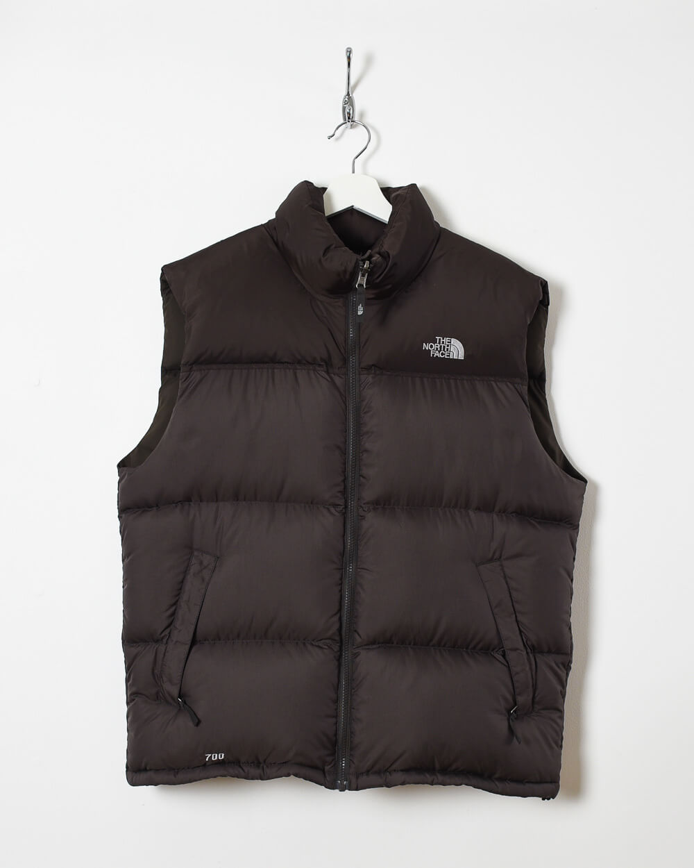 Brown The North Face 700 Down Gilet -  Large