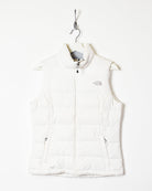 White The North Face Women's 700 Down Gilet - Small