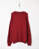 Maroon Timberland Knitted Sweatshirt - XX-Large