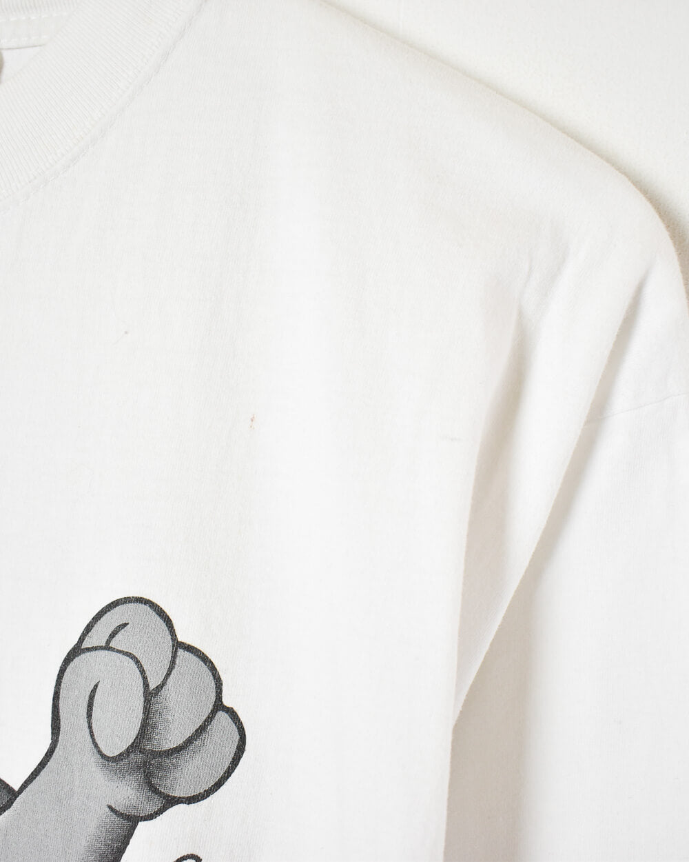 White Homer Simpson No.1 Fan T-Shirt - X-Large
