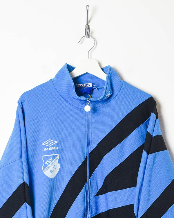 Vintage 90s Navy Umbro Pro Training Tottenham Hotspur FC 1/2 Zip Pullover  Drill Jacket - Small Cotton– Domno Vintage