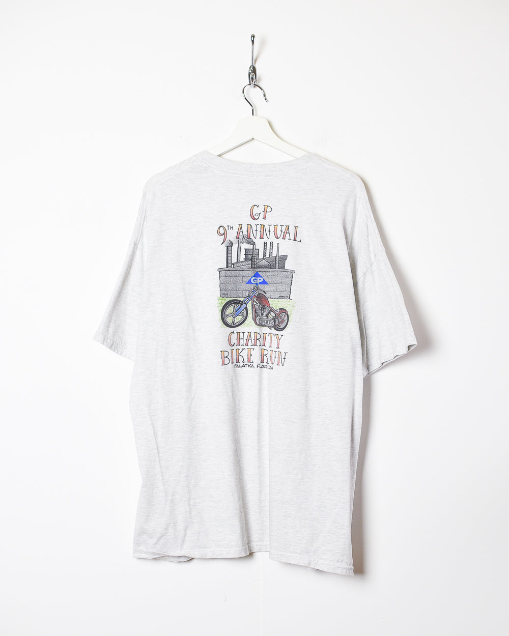 Stone 9th Annual GP Charity Bike Run Pocket T-Shirt - XX-Large