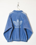 Blue Adidas Drill Pullover Jacket - Large